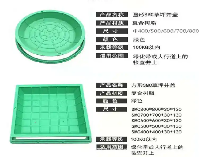 抚州树脂复合种植井盖展示